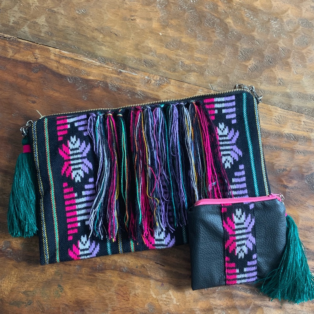 Clutch and coin purse